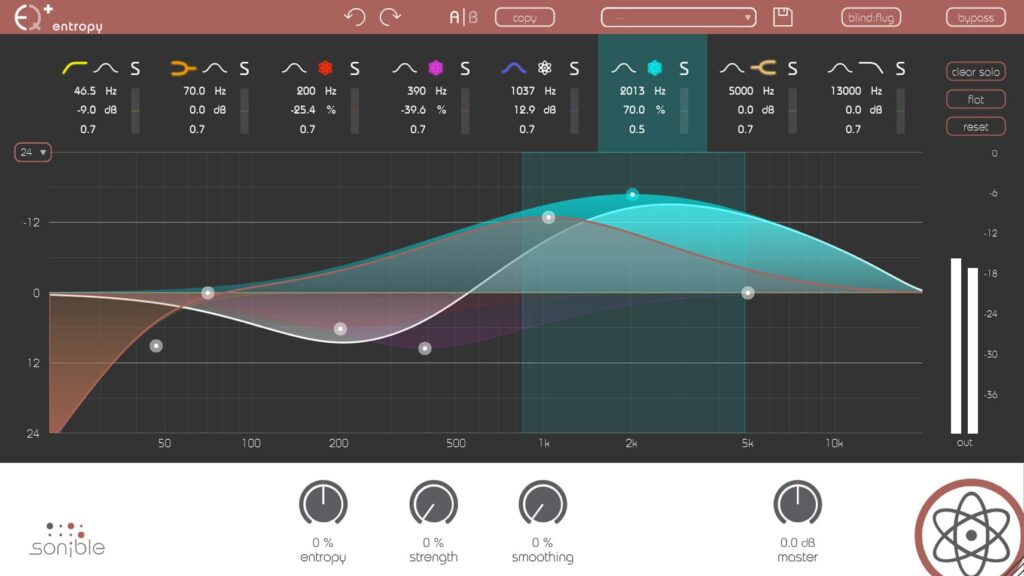 screenshot sonible entropy:EQ+