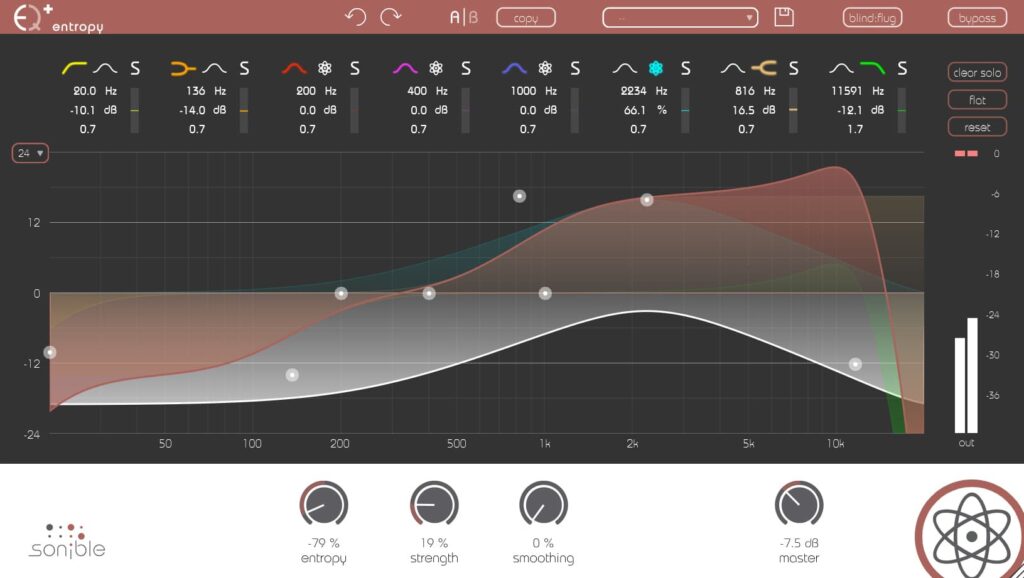 screenshot sonible entropy:EQ+