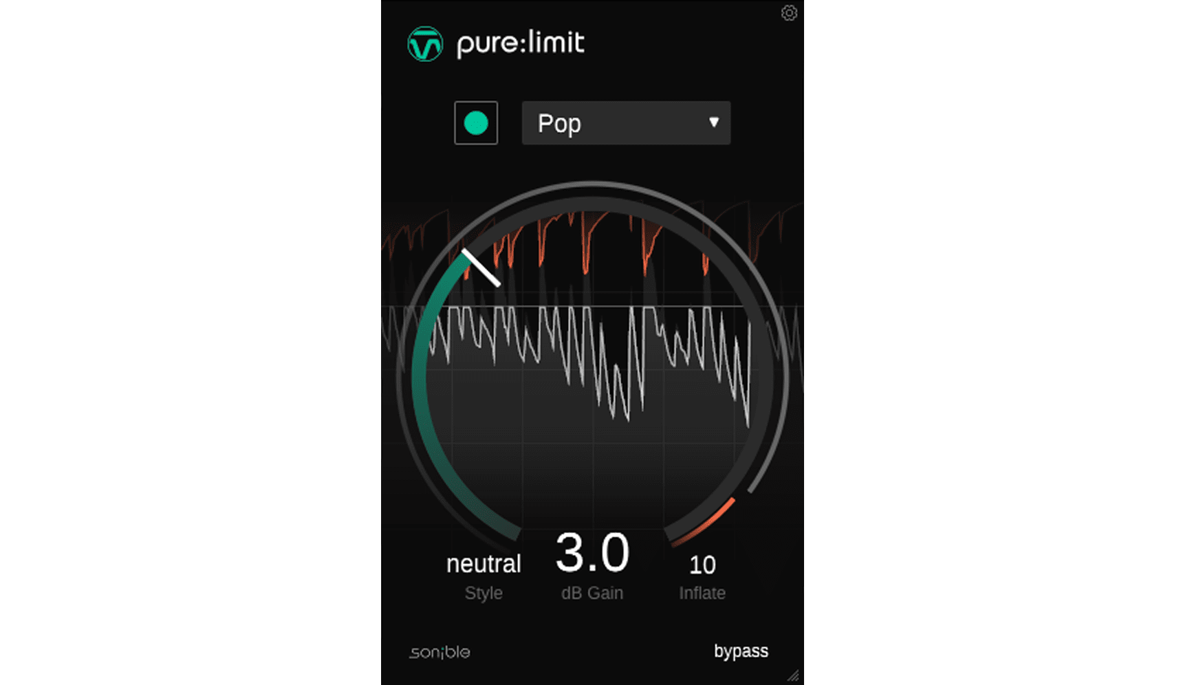 pure:limit with gain reduction 