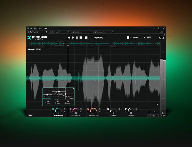 AI vocal cleanup tool