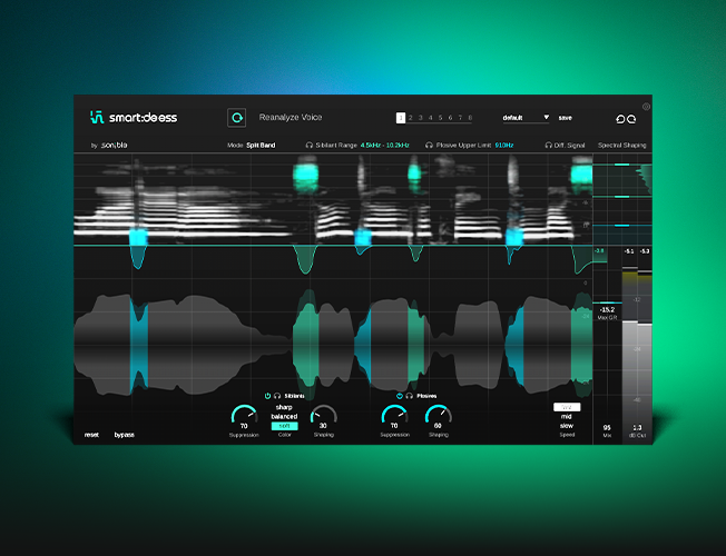 intelligent de-esser plugin