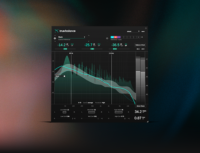 spectral balance analyzer plugin